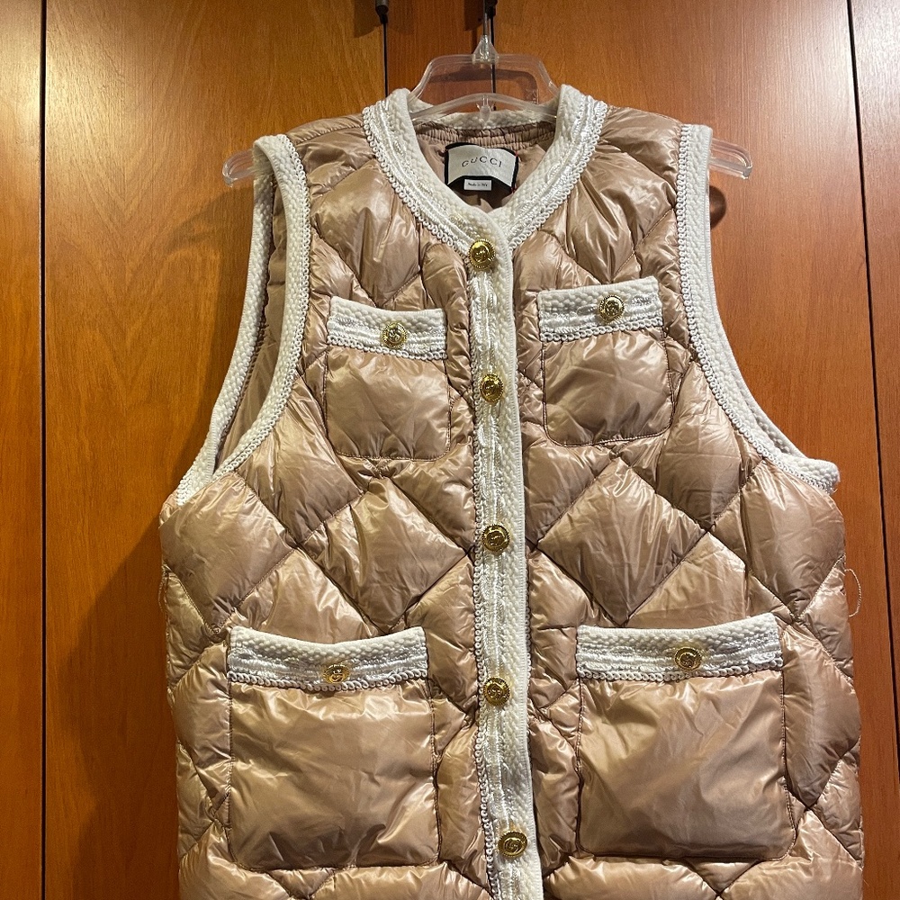 Gucci puffer vest